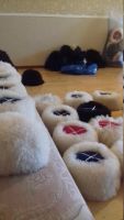 Лот: 8992814. Фото: 4. Кубанка чёрная с синей вставкой... Сувениры, подарки