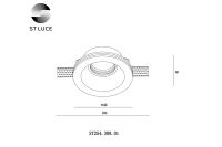 Лот: 23665003. Фото: 3. Светильник встраиваемый ST LUCE... Строительство и ремонт