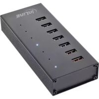Лот: 21645683. Фото: 2. USB-хаб InLine 7-Port USB 3.2... Комплектующие