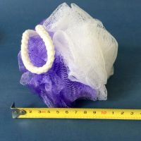 Лот: 5810080. Фото: 4. 💜 Мочалка для душа "Бантик" капроновая...