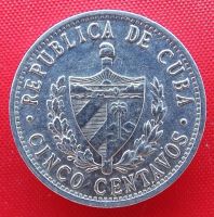 Лот: 1589113. Фото: 2. (№747) 5 сентаво 1971 (Куба). Монеты
