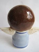 Лот: 18831905. Фото: 3. Ангел с ягненком ,авторская керамика... Коллекционирование, моделизм