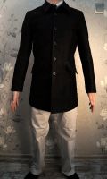 Лот: 12712514. Фото: 2. Чёрное мужское пальто 44 размер... Мужская одежда