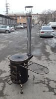 Лот: 10572381. Фото: 2. Печь под казан с трубой и со съемными... Для дачи, дома, огорода, бани, парка