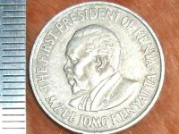 Лот: 10889579. Фото: 6. Монета 50 цент Кения 1969 портрет...