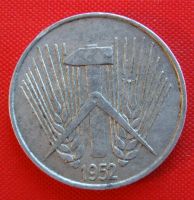Лот: 1588431. Фото: 2. (№665/LS) 5 пфеннигов 1952 (ГДР... Монеты