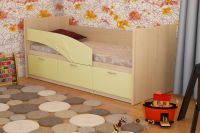 Лот: 8708786. Фото: 3. Детская кровать Дельфин 1,6м МДФ. Мебель