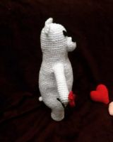 Лот: 18742551. Фото: 3. Белый медведь игрушка ручной работы. Красноярск