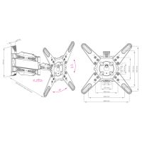 Лот: 7624289. Фото: 2. Кронштейн Kromax Atlantis-40 для... Аксессуары