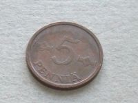 Лот: 16395768. Фото: 6. Монета 5 пенни пять Финляндия...