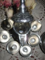 Лот: 11511792. Фото: 8. Винтажный кофейный сервиз металл...