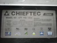 Лот: 8276975. Фото: 3. Блок питания Chieftec CFT-750-14CS... Компьютеры, оргтехника, канцтовары