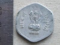 Лот: 19293231. Фото: 3. Монета 20 пайс Индия 1989 львы... Коллекционирование, моделизм