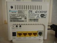 Лот: 15778978. Фото: 3. Adsl Wi-Fi роутер Ростелеком ZTE... Компьютеры, оргтехника, канцтовары