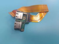 Лот: 23524379. Фото: 2. Б/У плата с разъемами USB на шлейфе... Комплектующие