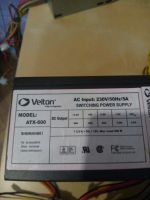 Лот: 10497602. Фото: 4. Блок питания Velton ATX-600. Красноярск