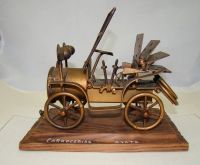 Лот: 11190516. Фото: 2. Скульптура Старинный автомобиль... Живопись, скульптура, фото