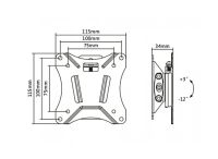 Лот: 25023774. Фото: 5. Кронштейн ITECHmount LCD100T черный...