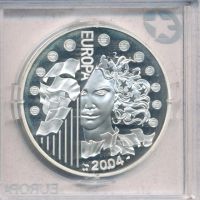Лот: 6651681. Фото: 2. Франция 2004 1 1/2 евро Расширение... Монеты