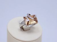 Лот: 14730469. Фото: 3. СЕРЕБРЯНОЕ КОЛЬЦО С ТОПАЗОМ И... Красноярск