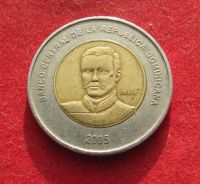 Лот: 19640891. Фото: 2. Доминикана 10 песо, 2005 г. Монеты