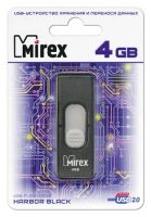 Лот: 8797697. Фото: 2. Флешка USB 4 ГБ Mirex Harbor Black... Носители информации