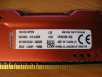 Лот: 12586793. Фото: 3. DDR3 2x4GB Kingston HyperX Fury... Компьютеры, оргтехника, канцтовары