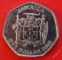 Лот: 1581863. Фото: 2. (№586) 1 доллар 2003 (Ямайка). Монеты