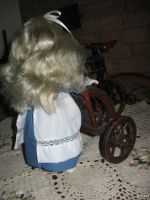 Лот: 13857653. Фото: 5. Винтажная голубоглазая фарфоровая...