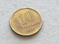Лот: 16214940. Фото: 8. Монета 10 сентаво Аргентина 1971...