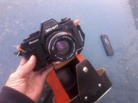 Лот: 7367662. Фото: 2. зенит автомат (репортёрский) гелиос... Фотокамеры
