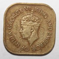 Лот: 6875060. Фото: 2. 5 центов 1945 год. Цейлон. Монеты