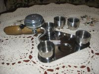 Лот: 9314454. Фото: 3. Набор стопок со звонком Schnapskelle... Домашний быт