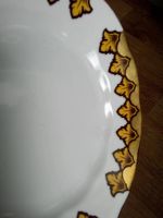 Лот: 6154659. Фото: 3. Тарелка раззолоченные. Рижский... Коллекционирование, моделизм