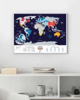 Лот: 15604161. Фото: 4. Скретч Карта Мира Travel Map Holiday... Красноярск