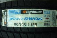 Лот: 10669595. Фото: 2. 195/80R15C 107/105L Hankook RW06. Шины, Диски