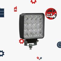 Лот: 18856119. Фото: 2. Фара LED 48W 16*3W CREE LED, 4200... Автозапчасти