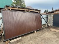 Лот: 17560174. Фото: 2. Ворота откатные. Срубы и конструкции