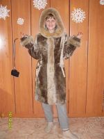 Лот: 1441876. Фото: 2. шуба мутоновая размер примерно... Женская одежда