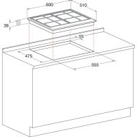 Лот: 15575810. Фото: 4. Варочная панель газовая Hotpoint-Ariston... Красноярск