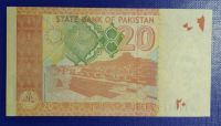 Лот: 18927802. Фото: 2. Пакистан 20 рупий 2019 ПРЕСС. Банкноты