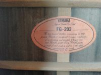 Лот: 16634886. Фото: 2. Yamaha FG-202 гитара. Музыкальные инструменты