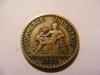 Лот: 9430894. Фото: 2. Франция 1 франк 1922 г. Монеты