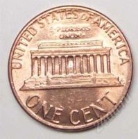 Лот: 1568786. Фото: 2. США. 1 цент 1983г. Монеты