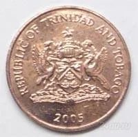 Лот: 1089587. Фото: 2. Остров Тринидат и Тобаго. 1 цент... Монеты