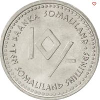 Лот: 17880013. Фото: 2. Сомалиленд 10 шиллингов 2006 Знаки... Монеты