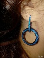 Лот: 13666830. Фото: 2. Серьги. Ювелирные изделия, бижутерия, часы