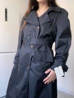 Лот: 25736657. Фото: 5. Плащ винтаж чёрный новый 46-50...
