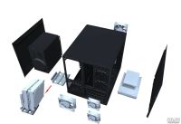 Лот: 10882824. Фото: 3. Корпус PowerCool mini-cube S3001... Компьютеры, оргтехника, канцтовары