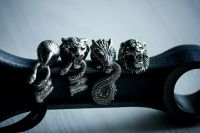 Лот: 14583253. Фото: 4. Браслет Лев со змеёй